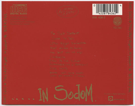 Soft Cell : This Last Night In Sodom (CD, Album, Blu)