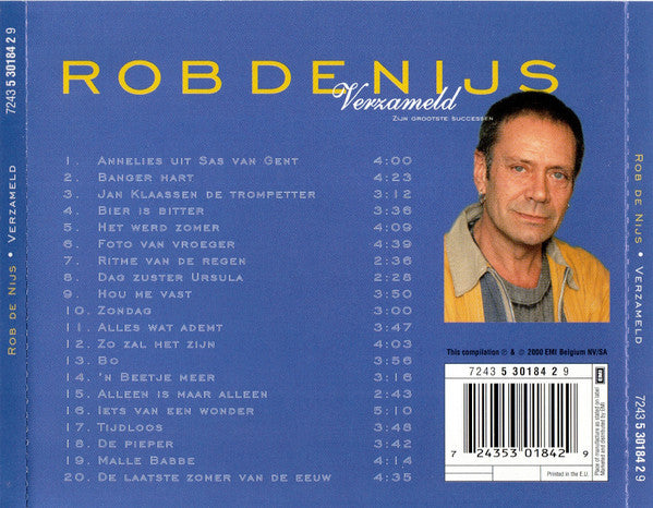 Rob de Nijs : Verzameld (Zijn Grootste Successen) (CD, Comp)