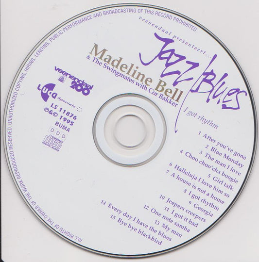Madeline Bell & Bernard Berkhout's Swingmates With Cor Bakker : I Got Rhythm (CD, Album)