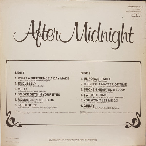 Various : After Midnight (LP, Comp)