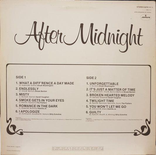 Various : After Midnight (LP, Comp)