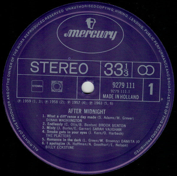 Various : After Midnight (LP, Comp)
