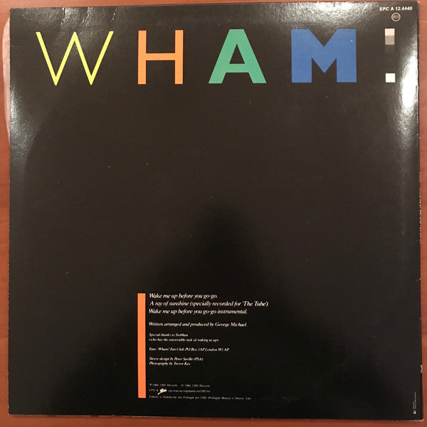 Wham! : Wake Me Up Before You Go-Go (12", Single)