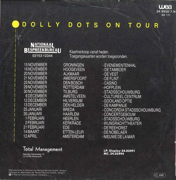 Dolly Dots : Love Me Just A Little Bit More (Totally Hooked On You) (7", Single)