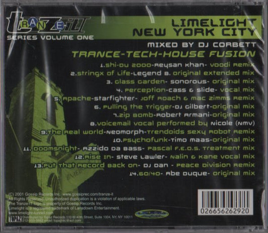 DJ Corbett : Limelight New York City (CD, Comp, Mixed)