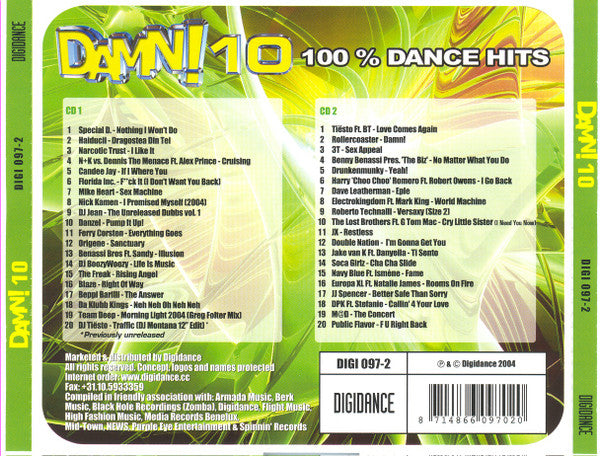 Various : Damn! 10 (2xCD, Comp)