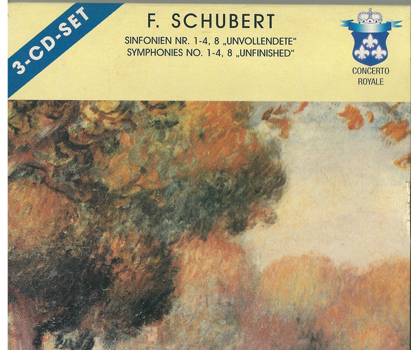 Franz Schubert, Philharmonia Hungarica, Peter Maag : Sinfonien Nr. 1-4, 8 "Unvollendete" (3xCD, Comp)