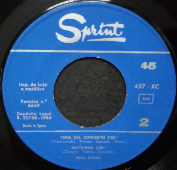 Nini Rosso : La Ballata Dello Yankee (7", Spe)