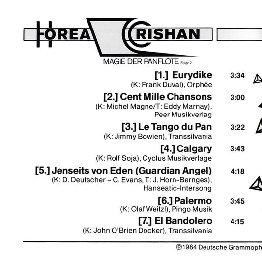 Horea Crishan : Magie Der Panflöte, Folge 2 (CD, Album)