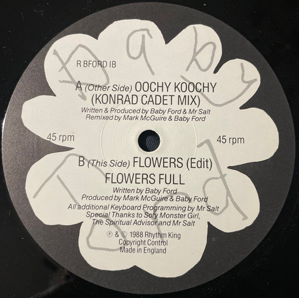 Baby Ford : Oochy Koochy (12", Single, Whi)