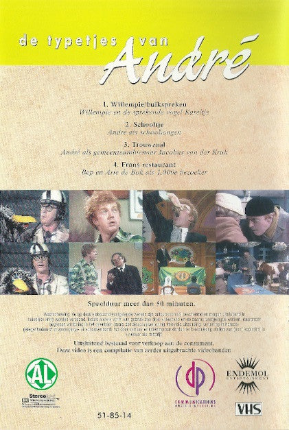 André van Duin : De Typetjes Van André Deel 2 (VHS, Comp + CD, Comp + CD, Comp)