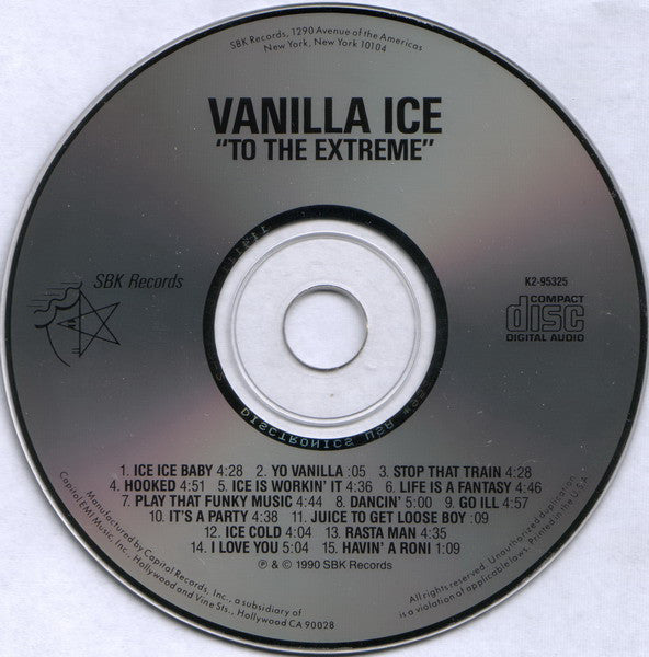 Vanilla Ice : To The Extreme (CD, Album)