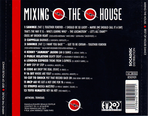 Various : Mixing The House • Best Of House Dance (CD, Comp, Mixed)