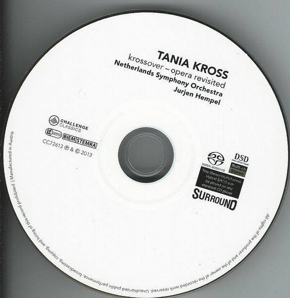 Tania Kross, The Netherlands Symphony Orchestra, Jurjen Hempel : Krossover, Opera Revisited (SACD, Hybrid, Multichannel, Album)