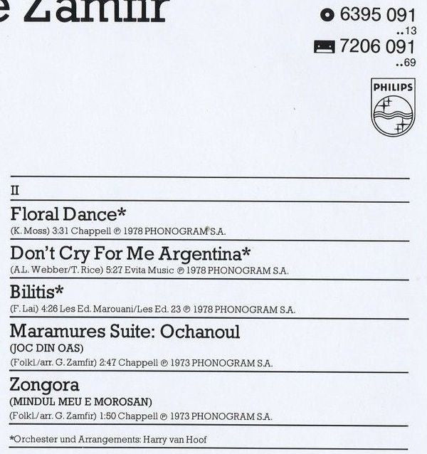 Gheorghe Zamfir : Gheorghe Zamfir (LP, Comp)