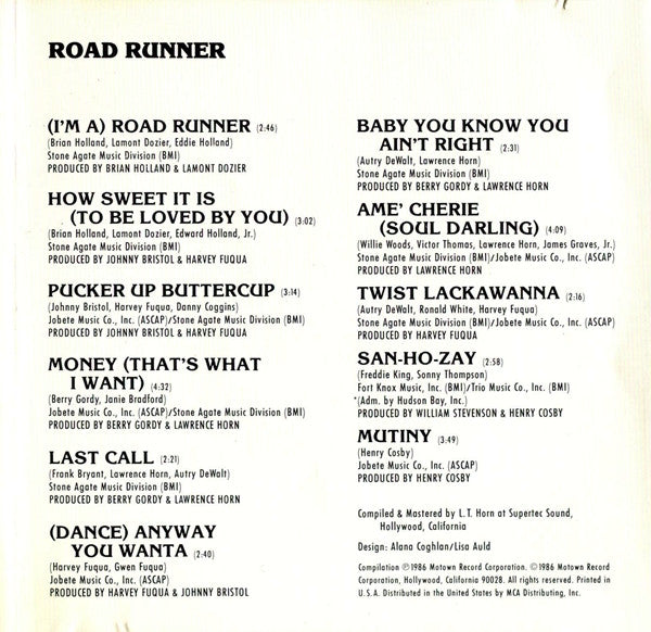 Junior Walker & The All Stars : Shotgun / Road Runner  (CD, Album, Comp)