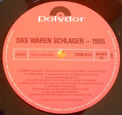 Various : Das Waren Schlager 1955 (LP, Comp, Mono)