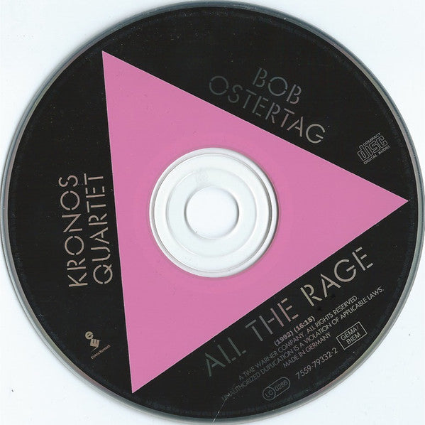 Kronos Quartet, Bob Ostertag : All The Rage (CD)
