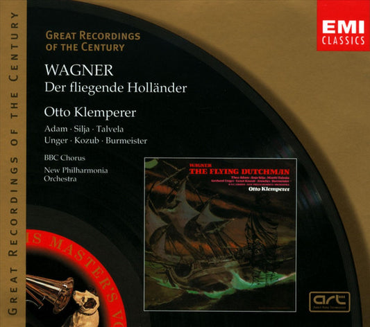 Richard Wagner - Theo Adam · Anja Silja · Martti Talvela · Gerhard Unger · Ernst Kozub · Annelies Burmeister · BBC Symphony Chorus · New Philharmonia Orchestra · Otto Klemperer : Der Fliegende Holländer (2xCD, Album, RE, RM + Box)