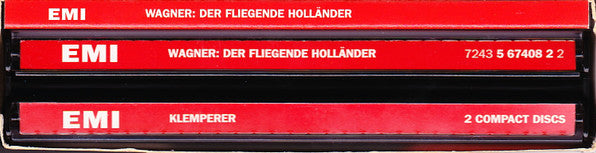 Richard Wagner - Theo Adam · Anja Silja · Martti Talvela · Gerhard Unger · Ernst Kozub · Annelies Burmeister · BBC Symphony Chorus · New Philharmonia Orchestra · Otto Klemperer : Der Fliegende Holländer (2xCD, Album, RE, RM + Box)
