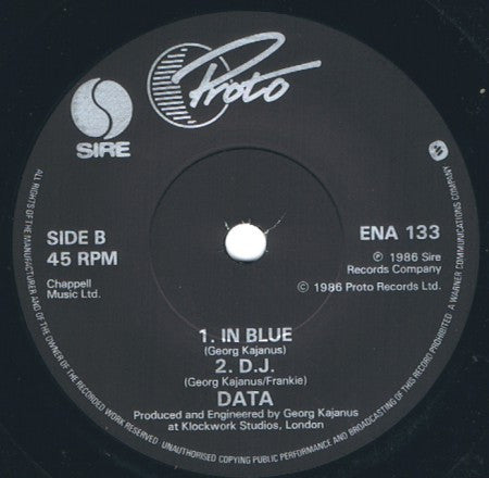 Data (2) : Ricocheted Love  (7", Single)