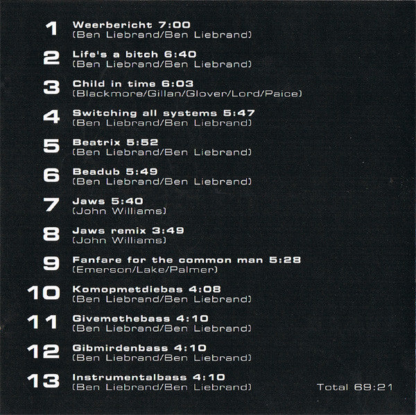 Ben Liebrand : Collectors Editions CD1 (CD)