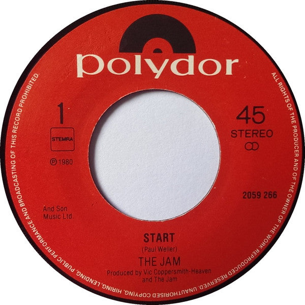 The Jam : Start! (7", Single)