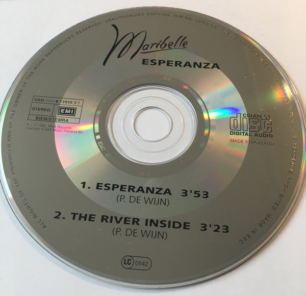Maribelle : Esperanza (CD, Single)