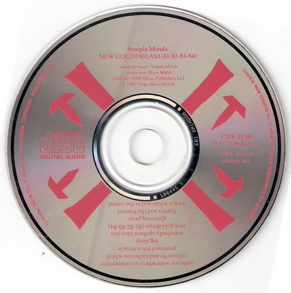 Simple Minds : New Gold Dream (81-82-83-84) (CD, Album)
