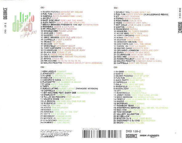 Various : Italo Disco Top 100 (4xCD, Comp)