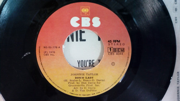 Johnnie Taylor : Disco Lady (7", Single)
