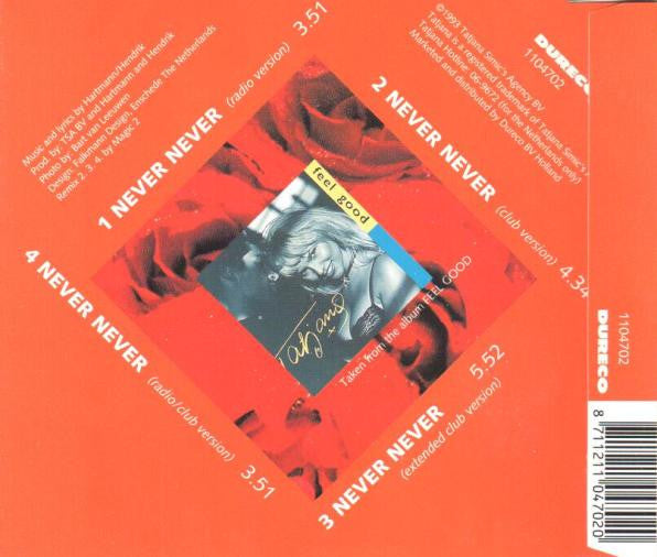Tatjana : Never Never (CD, Maxi)