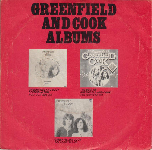 Greenfield & Cook : Beautiful Children / Only Lies / Don't Turn Me Loose (7", Maxi)