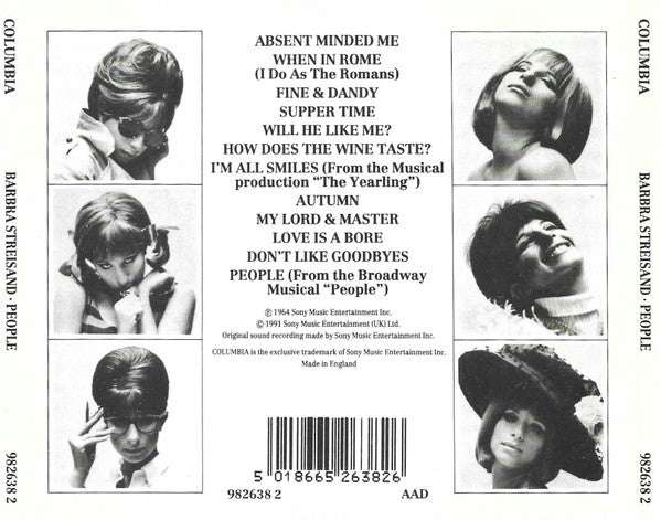 Barbra Streisand : People (CD, Album, RE)