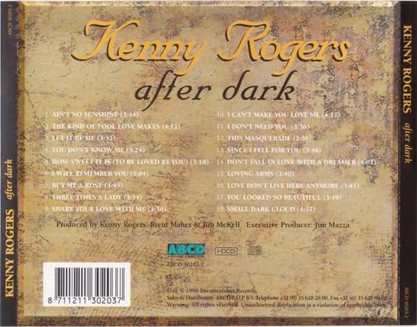 Kenny Rogers : After Dark (HDCD, Album)
