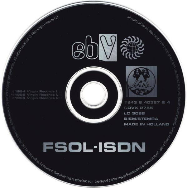 The Future Sound Of London : ISDN (CD, Album)