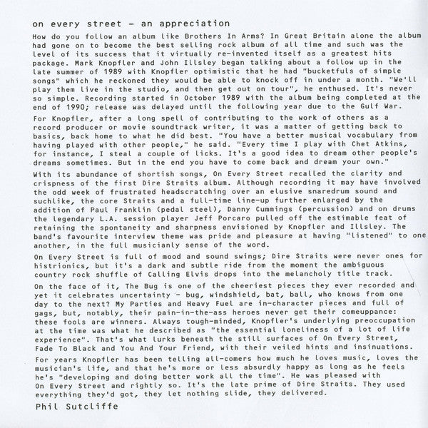 Dire Straits : On Every Street (CD, Album, RE, RM, SBM)