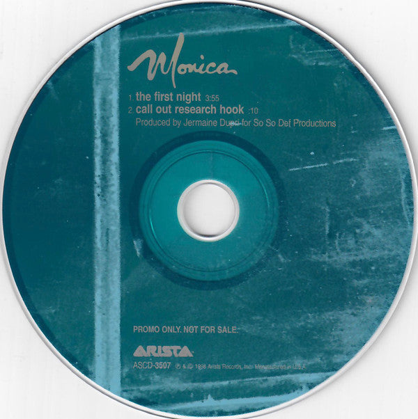 Monica : The First Night (CD, Single, Promo)