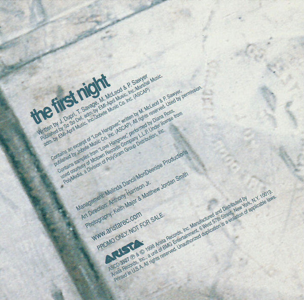Monica : The First Night (CD, Single, Promo)