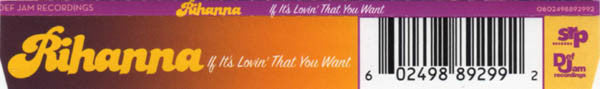 Rihanna : If It's Lovin' That You Want (CD, Maxi, Enh)