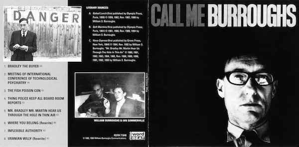 William S. Burroughs : Call Me Burroughs (CD, Album, Mono, RE, RM)
