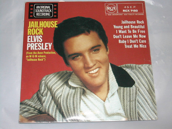 Elvis Presley : Jailhouse Rock (7", Album, EP, RE, RM)