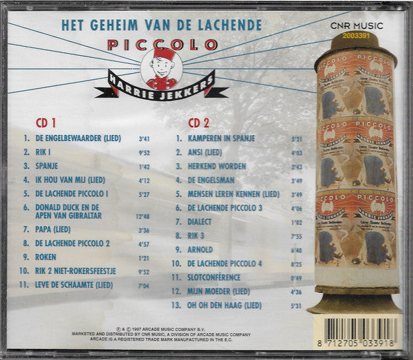 Harrie Jekkers : Het Geheim Van De Lachende Piccolo (2xCD, Album)