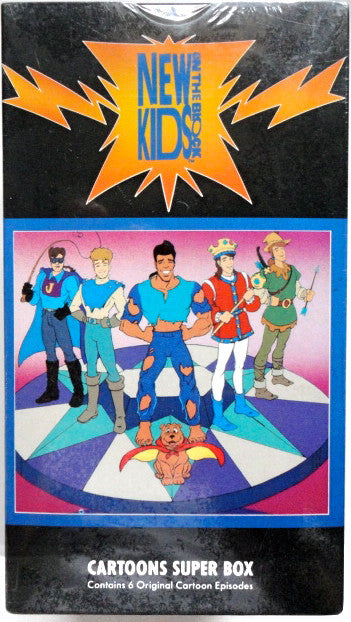 New Kids On The Block : Cartoons Super Box (3xVHS, PAL + CD, Single, Spe + Box, RE)
