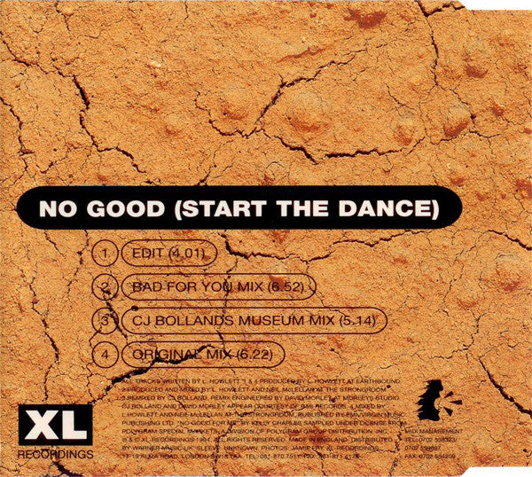 The Prodigy : No Good (Start The Dance) (CD, Single)
