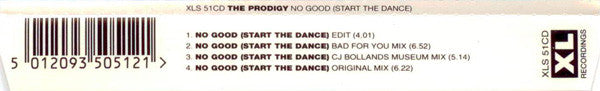 The Prodigy : No Good (Start The Dance) (CD, Single)
