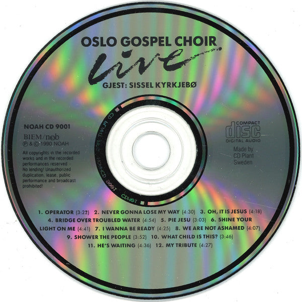 Oslo Gospel Choir Gjest Sissel : Live (CD, Album)