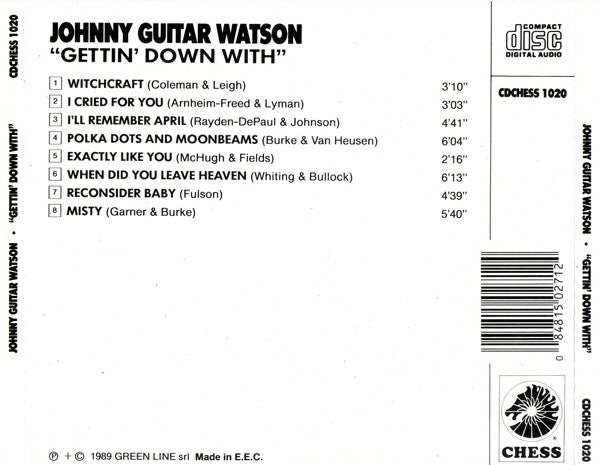 Johnny Guitar Watson : Gettin' Down With (CD, Album, RE)