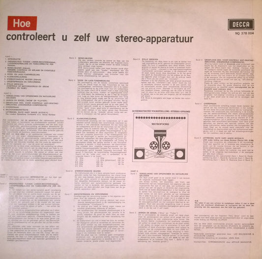 No Artist : Hoe Controleert U Zelf Uw Stereo-Apparatuur (LP)