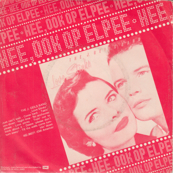 The J. Geils Band : Come Back (7", Single)